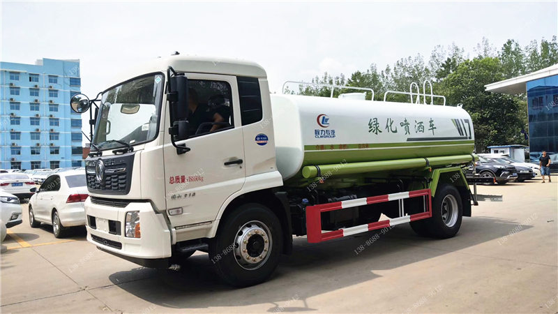 國六東風天錦14噸灑水車
